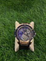 H🔥bl🔥t Golden & Black Watch