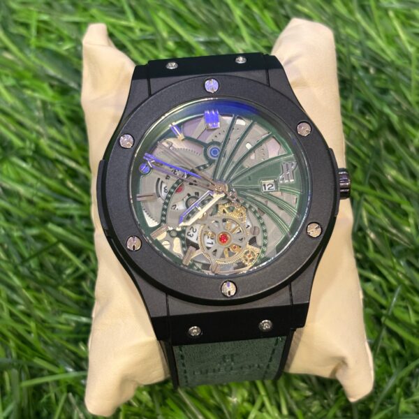 H🔥bl🔥t Green Watch