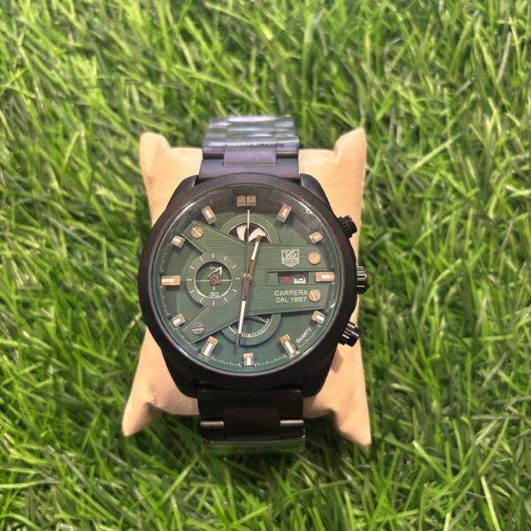 T🔥g He🔥er CR7 Black & Green watch