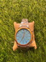 F🔥ssil dual-tone Gold & Ice Blue watch
