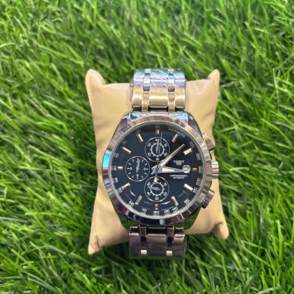 T🔥ss🔥t Chronograph silver chain watch