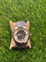 Arm🔥ni Exch🔥nge Automatic silver chain watch 