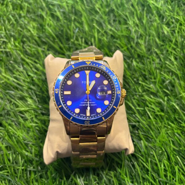 F🔥ssil Golden Chain watch