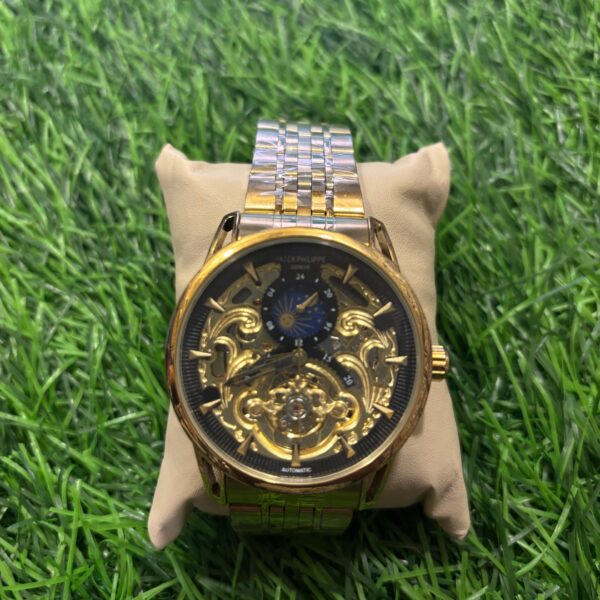 P🔥tek Ph🔥lippe skeleton automatic chain watch