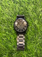 Emp🔥rio Arm🔥ni black automatic chain watch - Image 2