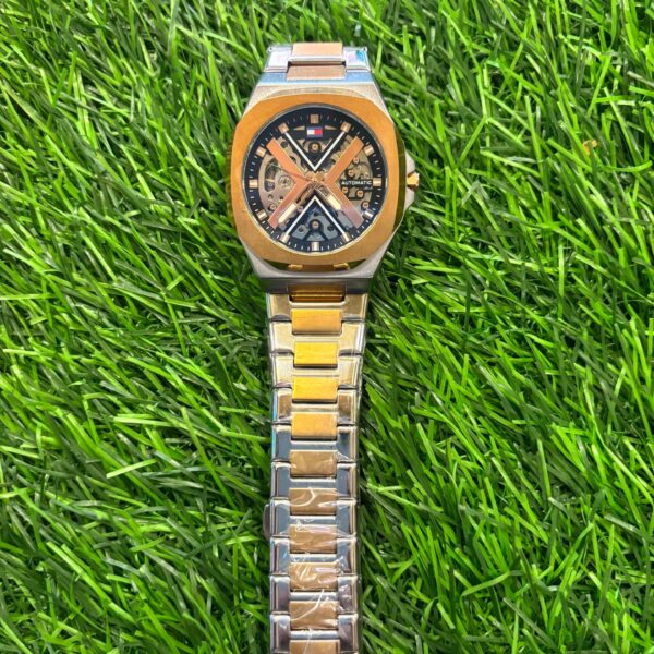 T🔥mmy Hil🔥iger dual-tone automatic watch