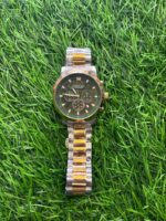 M🔥nt Bl🔥nc Dual Tone (Gold, Silver & Green) watch - Image 2