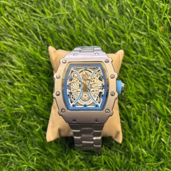 Rich🔥rd Mi🔥lien Silver & Light Blue Chain Collection (Heavy quality)