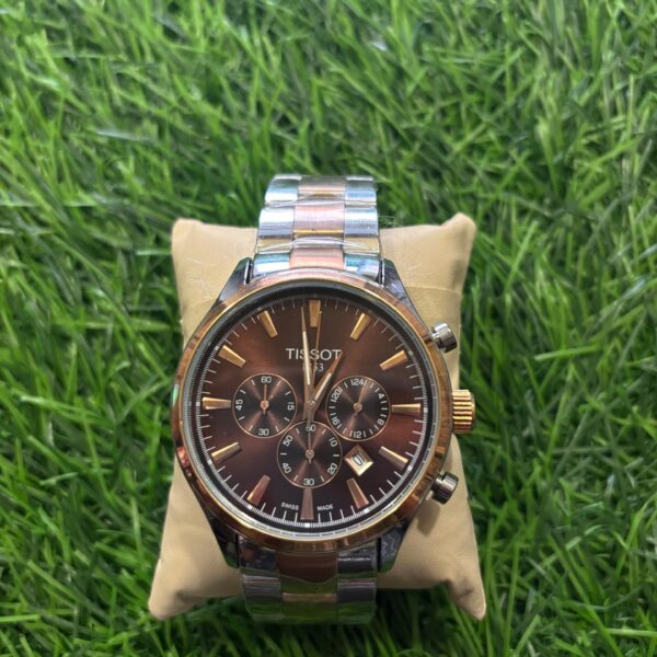 T🔥ss🔥t dual tone Rose Gold & Silver chain watch