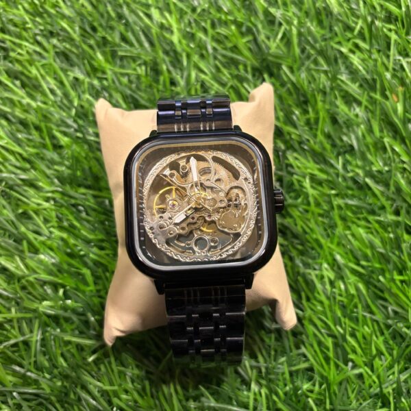 P🔥tek Ph🔥lippe automatic black chain watch