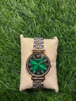 Emp🔥rio Arm🔥ni Dual Tone (Rose Gold, Silver & Green) watch