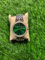 M🔥ch🔥el K🔥rs Dual Tone (Rose Gold, Silver & Green) watch for women's