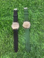 T🔥mmy Hil🔥iger Red Silicon belt watch (Black & Green Colour) - Image 3