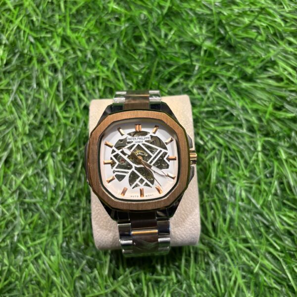 P🔥tek Ph🔥lippe automatic dual tone chain watch