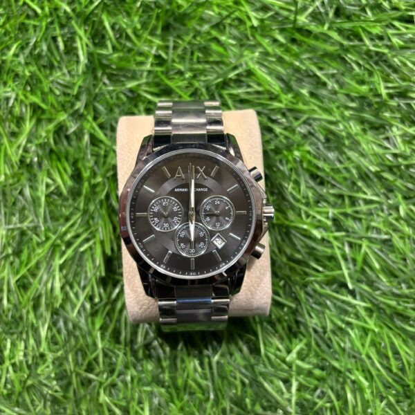 Arm🔥ni Exch🔥nge Quartz Silver Chain watch