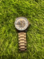 Arm🔥ni Exch🔥nge Automatic Silver Chain watch