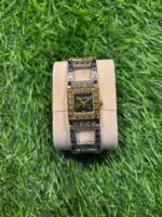 D🔥or unique dual-tone bracelet watch for women