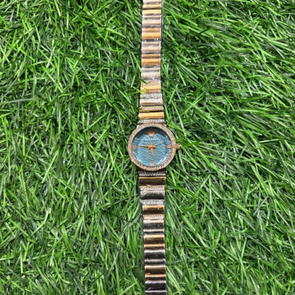 V🔥rs🔥ce Dual-tone bracelet in gold and silver women's watch