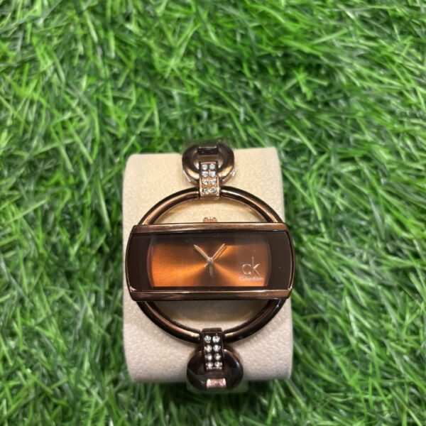 C🔥lvin Kl🔥in Bangle-style bracelet watch for Women's