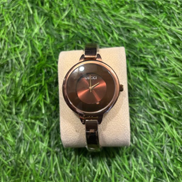G🔥cci brown sunray dial women's watch