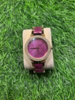 M🔥ch🔥el K🔥rs purple-toned watch for women's