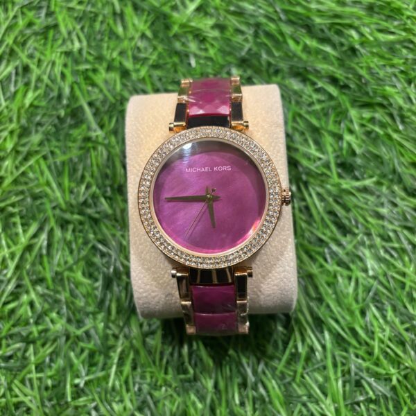 M🔥ch🔥el K🔥rs purple-toned watch for women's
