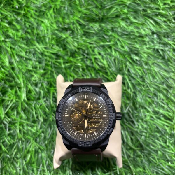 F🔥ssil skeleton leather belt watch