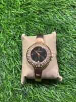 Sw🔥r🔥vski Rose Gold & Black Women's watch
