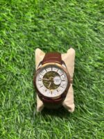 T🔥ss🔥t Automatic leather belt Watch (White Dial with Rose Gold Case & Black Dial with Rose Gold Case Colour Available) - Image 3