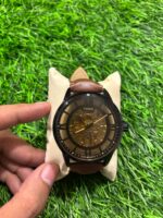 F🔥ssil Townsman leather belt Watch