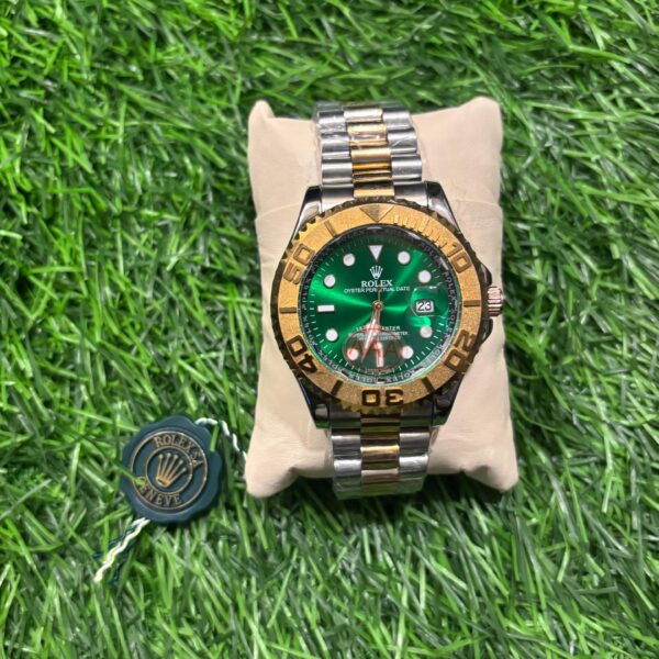 R🔥lex Yacht-Master Green Dial & Dual Tone watch