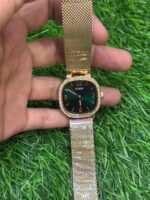 G🔥ess Women's (Gold -tone finish & Green  dial) watch For Women's - Image 2