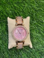 M🔥ch🔥el K🔥rs pinkish dial watch for women's