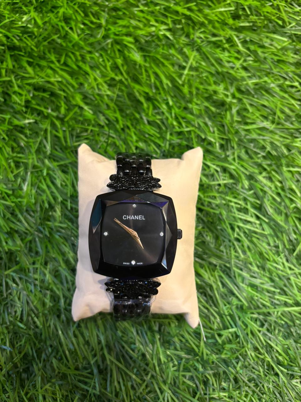 WhatsApp Image 2025-10-04 at 2.51.46 PM (1) Ch🔥nel Première Full Glossy Black Women's watch - Image 1