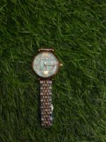 Emp🔥rio Arm🔥ni (Dual Tone & Blue Dial) Chain Watch - Image 2