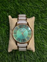 Emp🔥rio Arm🔥ni Ceramic dual tone Chain Watch