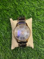 Emp🔥rio Arm🔥ni Ceramic black dial Chain Watch For Women's