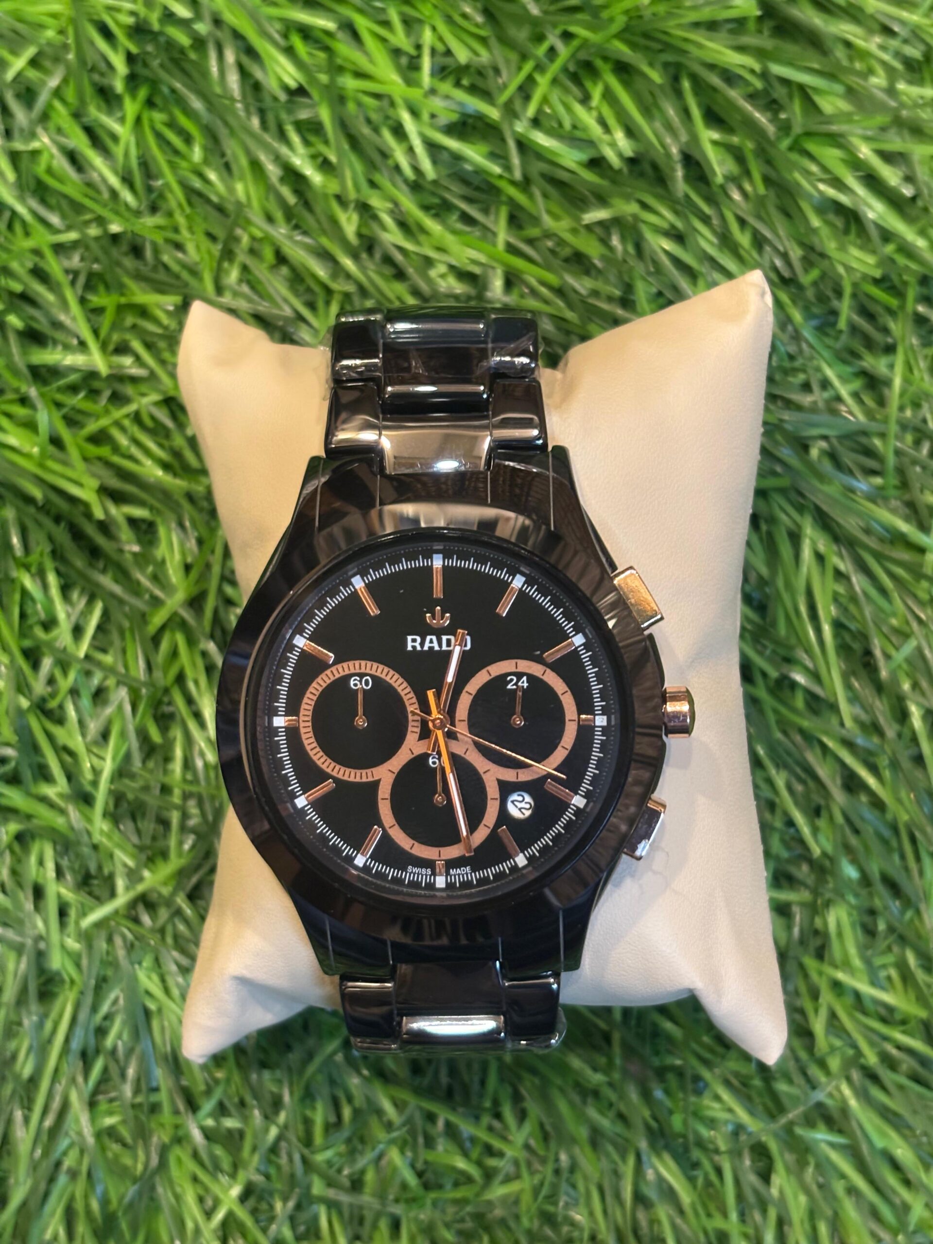 WhatsApp Image 2025-10-08 at 1.05.52 AM (1) R🔥do black ceramic watch for men - Image 1