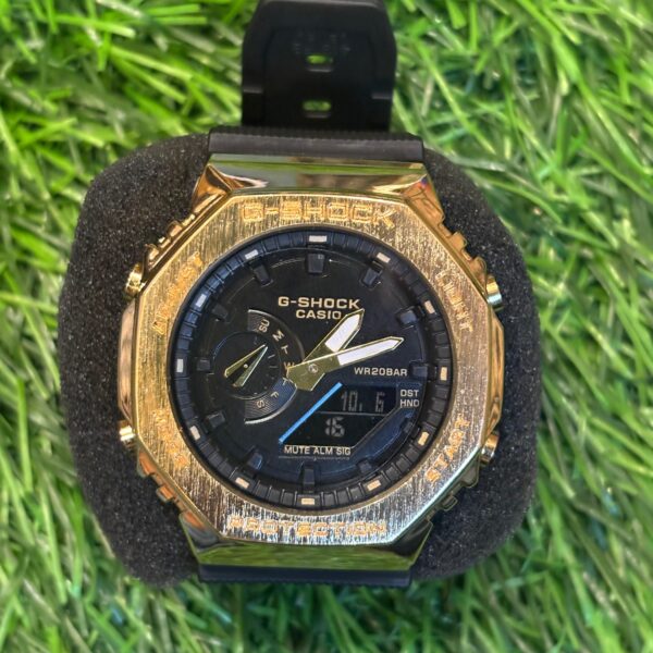 C🔥si🔥 G-Sh🔥ck CasiOak sports Gold & Black watch for men
