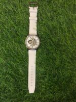 Arm🔥ni Exch🔥nge Automatic White silicon belt watch - Image 2