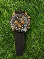 R🔥lex silicon belt Rose Gold Daytona watch for men - Image 2