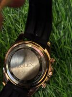 R🔥lex silicon belt Rose Gold Daytona watch for men - Image 5