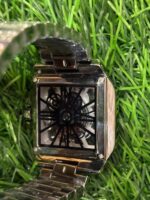 C🔥rtier Silver Iced-Out stone Santos watch for men - Image 2