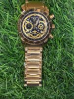 B🔥lg🔥ri Golden Chain chronograph watch - Image 2