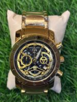 B🔥lg🔥ri Golden Chain chronograph watch