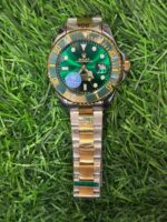 R🔥lex GMT-Master II premium quality automatic dual tone chain watch for men - Image 2