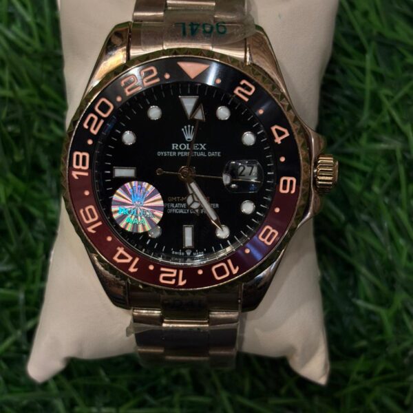 R🔥lex automatic GMT-Master II "Root Beer" copper chain watch for men