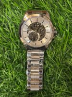 Arm🔥ni Exch🔥nge automatic silver chain watch - Image 4