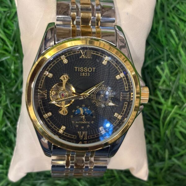 T🔥ss🔥t 1853 automatic Dual tone chain watch for men