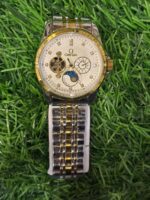 Om🔥ga  Automatic dual tone chain watch for men - Image 3